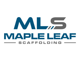 Maple Leaf Scaffolding logo design by p0peye