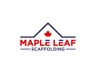 Maple Leaf Scaffolding logo design by aryamaity