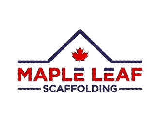 Maple Leaf Scaffolding logo design by aryamaity