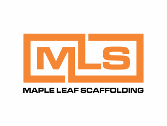 Maple Leaf Scaffolding logo design by hopee