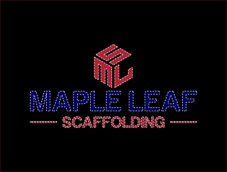 Maple Leaf Scaffolding logo design by aryamaity