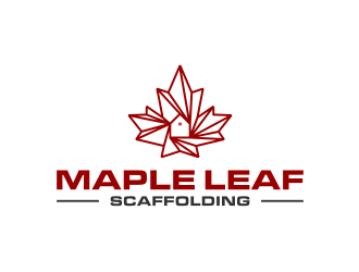 Maple Leaf Scaffolding logo design by Gravity