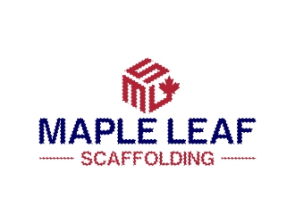 Maple Leaf Scaffolding logo design by aryamaity