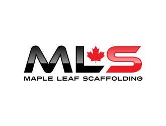 Maple Leaf Scaffolding logo design by AisRafa