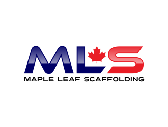 Maple Leaf Scaffolding logo design by AisRafa