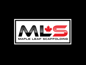 Maple Leaf Scaffolding logo design by AisRafa