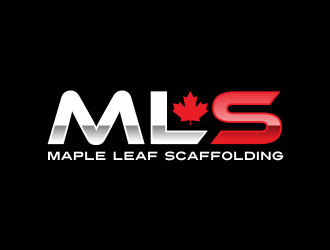 Maple Leaf Scaffolding logo design by AisRafa