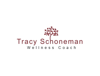 Tracy Schoneman Wellness Coach logo design by heba