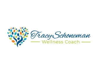 Tracy Schoneman Wellness Coach logo design by pixalrahul