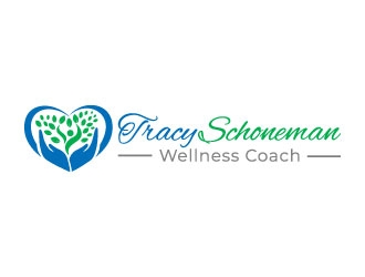 Tracy Schoneman Wellness Coach logo design by pixalrahul