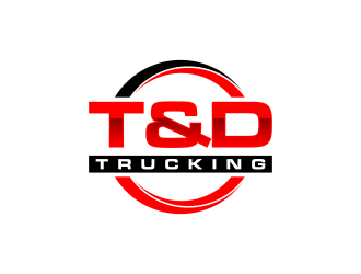 T&D Trucking logo design by haidar