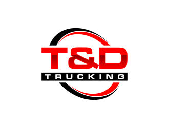 T&D Trucking logo design by haidar