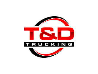 T&D Trucking logo design by haidar
