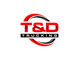 T&D Trucking logo design by haidar