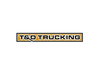 T&D Trucking logo design by Diancox