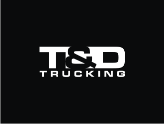 T&D Trucking logo design by logitec