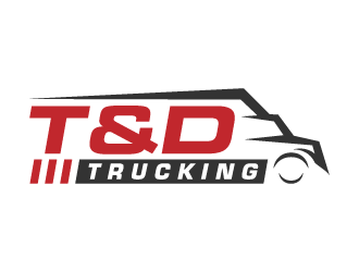 T&D Trucking logo design by akilis13