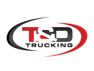 T&D Trucking logo design by akilis13