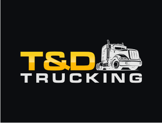 T&D Trucking logo design by tejo