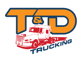 T&D Trucking logo design by IanGAB