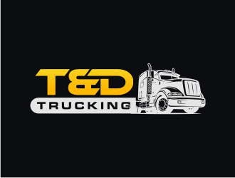 T&D Trucking logo design by tejo