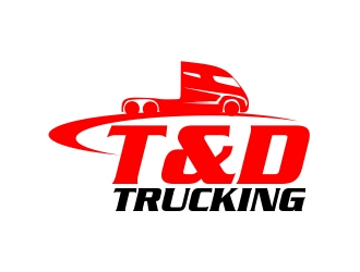 T&D Trucking logo design by mckris