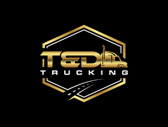 T&D Trucking logo design by ammad