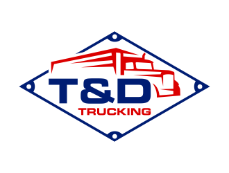 T&D Trucking logo design by ingepro