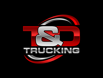 T&D Trucking logo design by ProfessionalRoy