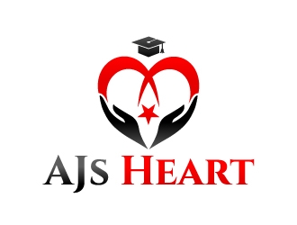AJs Heart logo design by Rock