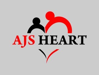 AJs Heart logo design by naldart
