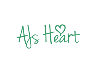 AJs Heart logo design by BlessedArt