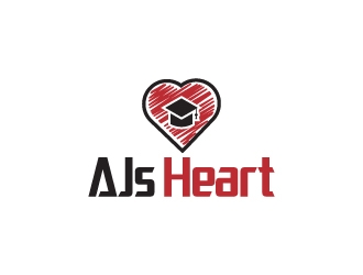 AJs Heart logo design by aryamaity