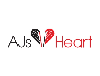 AJs Heart logo design by Ikhzky