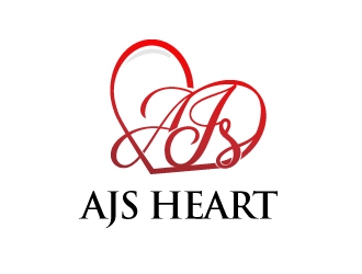 AJs Heart logo design by Suvendu