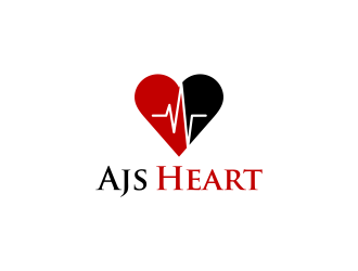 AJs Heart logo design by Shina