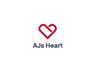 AJs Heart logo design by Susanti