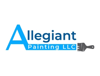 Allegiant Painting LLC logo design by aryamaity