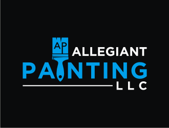 Allegiant Painting LLC logo design by logitec