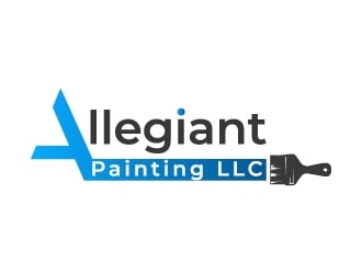 Allegiant Painting LLC logo design by aryamaity