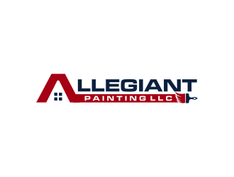 Allegiant Painting LLC logo design by ammad