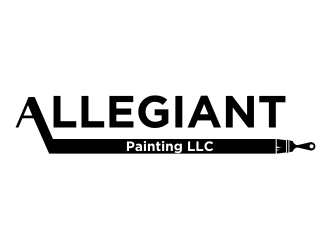 Allegiant Painting LLC logo design by hopee