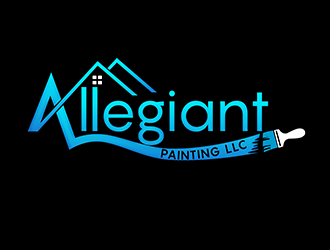 Allegiant Painting LLC logo design by 3Dlogos
