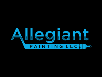 Allegiant Painting LLC logo design by nurul_rizkon