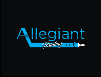 Allegiant Painting LLC logo design by Zeratu
