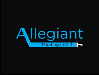 Allegiant Painting LLC logo design by Zeratu