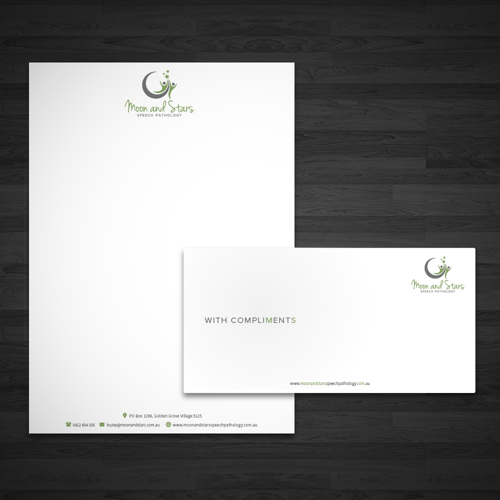 Moon and Stars Speech Pathology logo design by igor1408