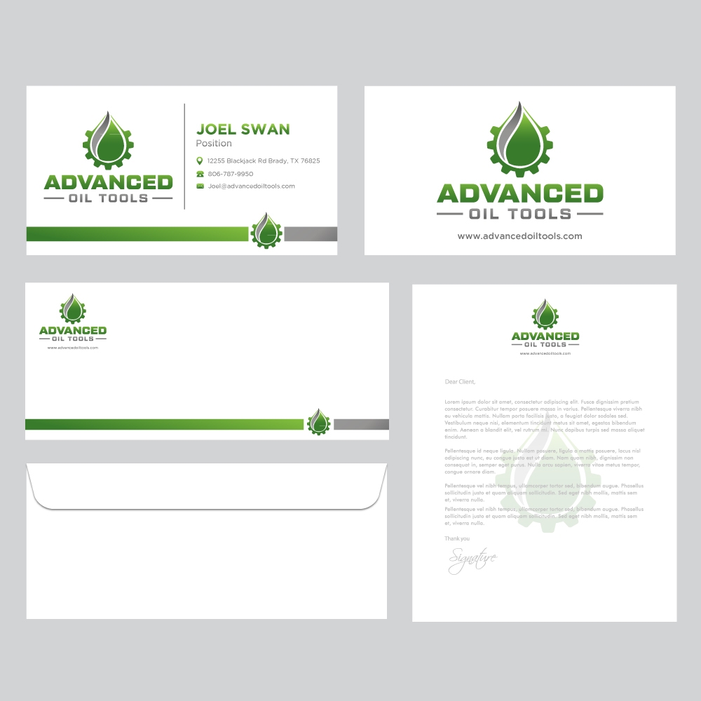 Advanced Oil Tools logo design by labo
