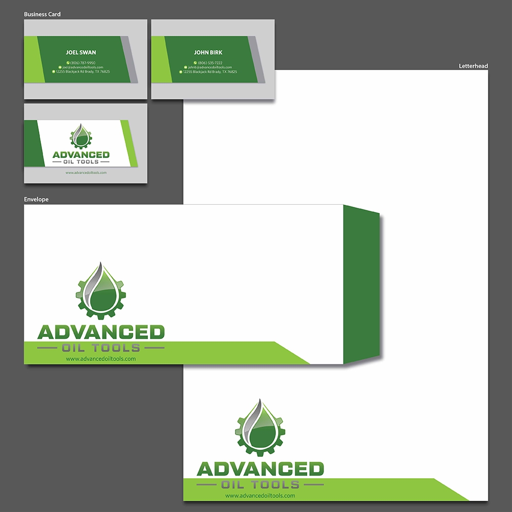 Advanced Oil Tools logo design by adwebicon