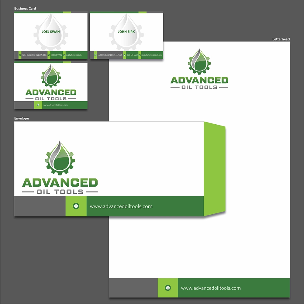 Advanced Oil Tools logo design by adwebicon